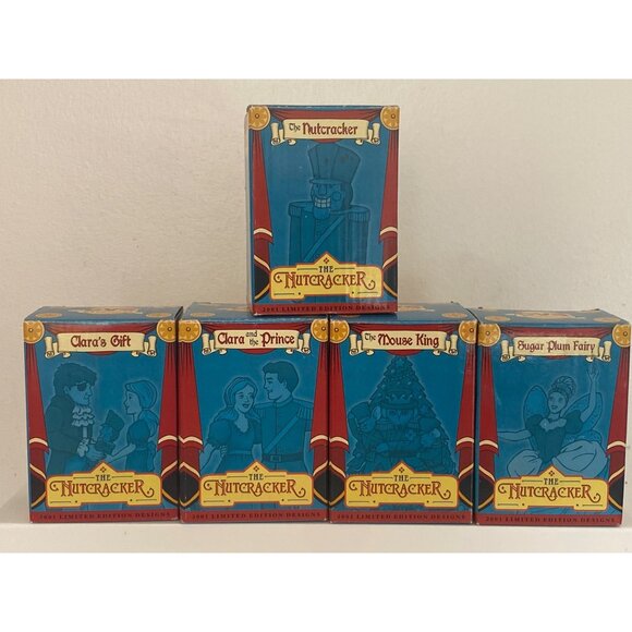 CVS Treasure Nutcracker Mouse Fairy Christmas Tree Ballet 2001 Lot of 5 - Picture 12 of 16